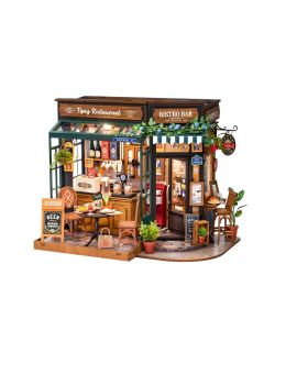 Robotime miniatuur DIY kit - Tipsy Restaurant