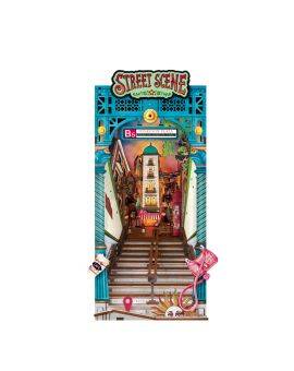 Robotime houten 3D puzzel - book nook - Street Scene