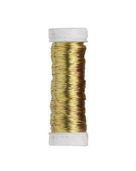 Wikkeldraad - 0,4 mm - 30 meter - goudkleurig