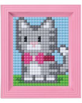 Pixelhobby XL set met lijst - katje