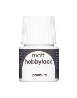 Hobbylak mat - 45 ml - wit