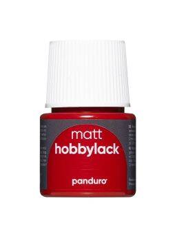 Hobbylak mat - 45 ml - donkerrood