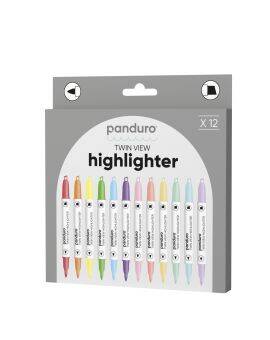 Panduro set highlighters met raampje