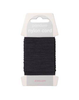Nylonkoord - 40 meter - 0,5 mm - zwart