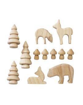 Houten figuren - winterse vormen