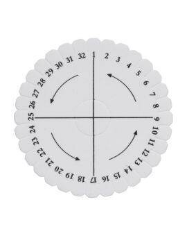 Kumihimo schijf - rond
