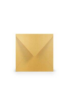 Enveloppen - vierkant - 5 stuks - goud