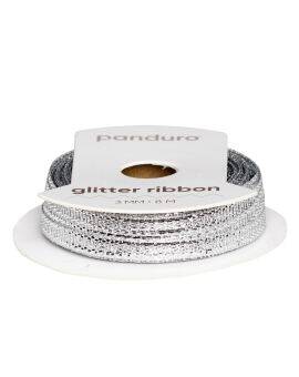 Lint - 3 mm - glitter zilver
