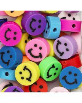 Polymeerklei kralen - 100 stuks - smileys