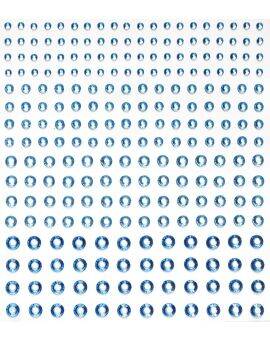 Strass stickers - blauw