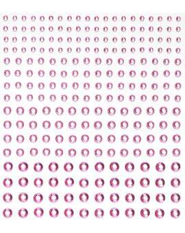 Strass stickers - lichtroze