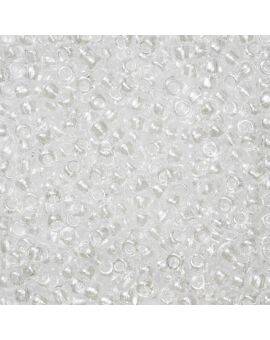 TOHO Round kralen - 11/0 - #101 wit parel transparant