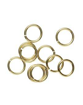 Buigringen - verguld - 5 mm