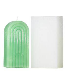 Kaarsen gietmal - siliconen - regenboog