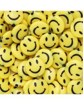 Kralenmix - acryl - klassieke smileys