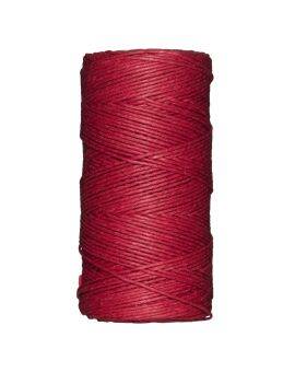 Hennep koord - 110 meter - 1 mm - rood