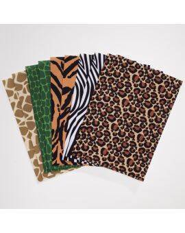 Dun vilt - 20x30 cm - 10 stuks - dierenthema