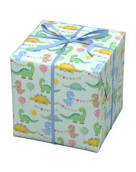 Cadeaupapier - 10 meter - party dino's