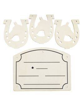 Hobby Horse - naambord en plaquettes