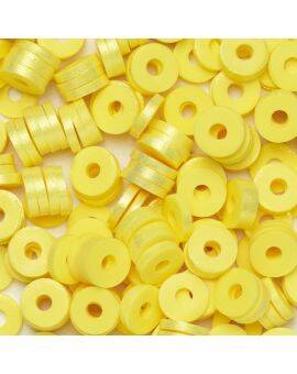 Katsuki kralen - shimmer - geel