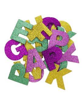 Funky Foam stickers - glitter letters