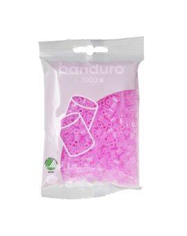 Panduro strijkkralen - 1000 stuks - 72 clear pink