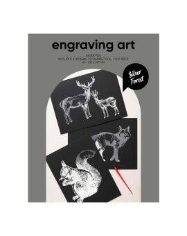 Engraving Art set - Silver Forest
