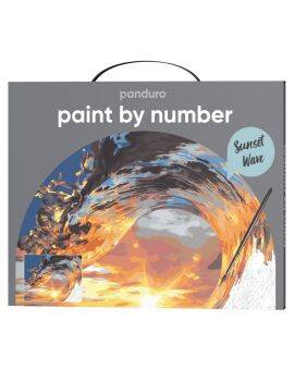 Schilderen op nummer - Sunset Wave