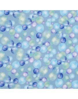 Stof katoen - 50x70 cm - bubbels