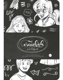 CreaChick Schetsboek - Black