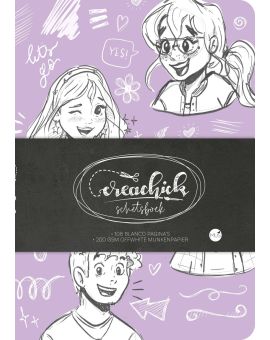 CreaChick Schetsboek - Lilac