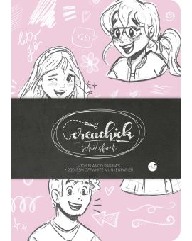 CreaChick Schetsboek - Pink