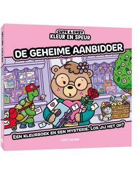 Kleurboek - Cute & Cosy - kleur en speur - De geheime aanbidder