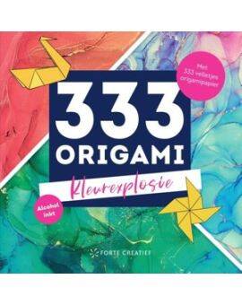 Boek - 333 Origami - kleurexplosie
