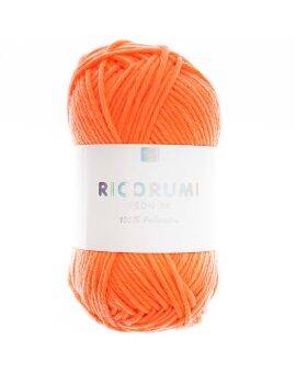 Ricorumi katoengaren - 25 gram - 01 neon oranje