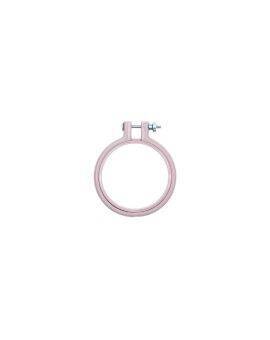 Borduurring kunststof - 7,6 cm - lavendel