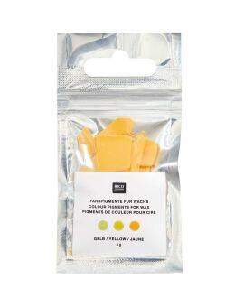 Kaarsen pigment - 5 gram - geel