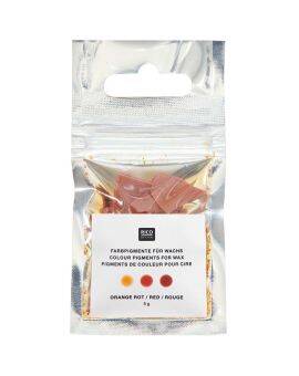 Kaarsen pigment - 5 gram - oranjerood