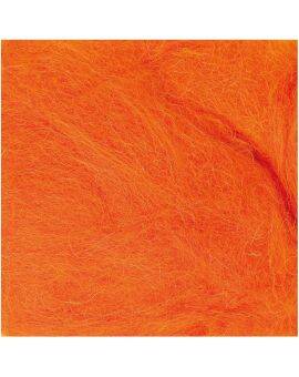 Viltwol - 50 gram - oranje