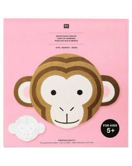 Kids schilderen op nummer set - aap