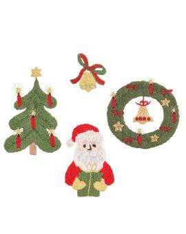 Rico Design Stick & Stitch set - Santa