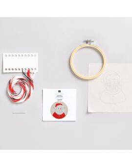 Rico Design borduurpakket - voorbedrukt - Santa