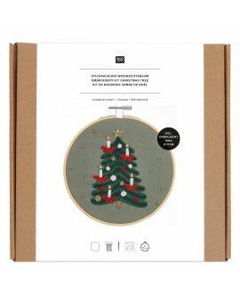 Rico Design borduurpakket - voorbedrukt - Christmas Tree