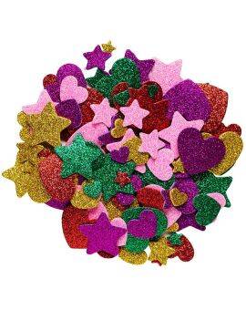 Funky Foam stickers - sterren & harten
