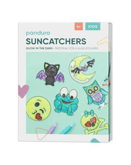 Panduro Junior DIY kit - glow in the dark suncatchers