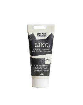 Pebeo lino verf - 80 ml - carbon zwart