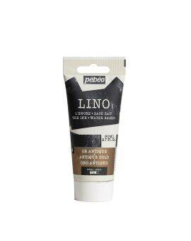 Pebeo lino verf - 80 ml - antique goud