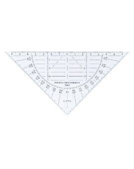geodriehoek aristo - 16 cm flexibel/onbreekbaar