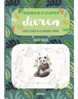 Boek - Tekenen in 10 Stappen - Dieren