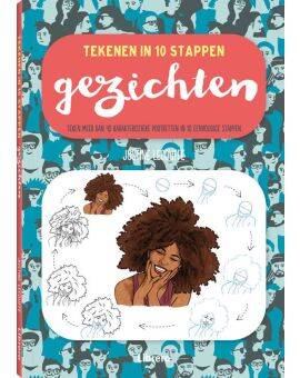 Boek - Tekenen in 10 Stappen - Gezichten